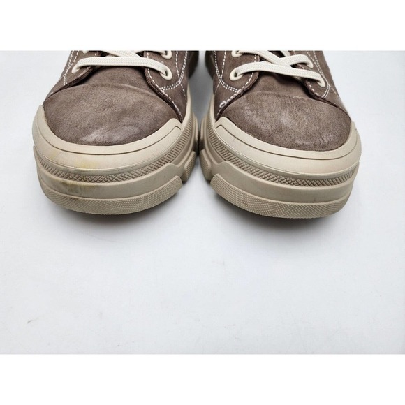 Beau Today Suede Leather Round Toe Lace-Free High Top Retro Flat Size 8 - Picture 5 of 12